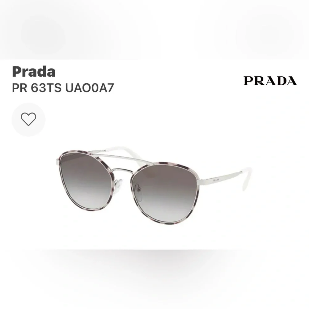 PRADA Women's Stylish Tortoiseshell Aviator Sunglasses with Light Lenses